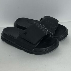 Pedolign Women's Black Arch Support Orthopedic Recovery Slide Sandals Size 8.5